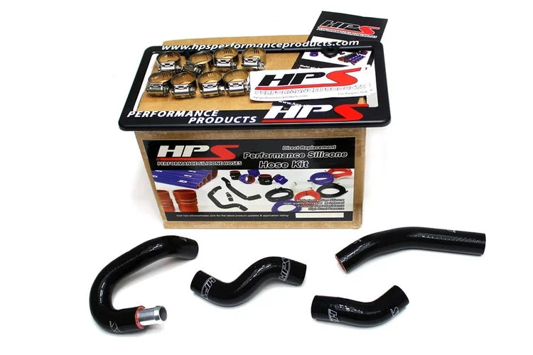 57-1436-BLK HPS Black Silicone Heater Coolant Hose Kit 2007-2008 Nissan 350Z VQ35HR