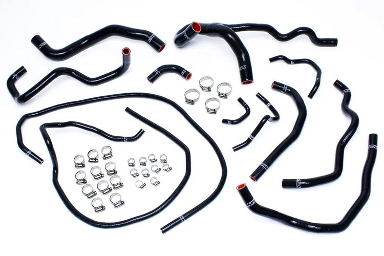 57-1512-BLK HPS Black Silicone Radiator Coolant + Heater Hose Kit 2010-2013 Speed 3 2.3L Turbo