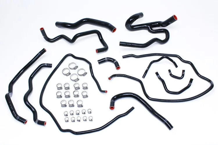 57-1511-BLK HPS Black Silicone Radiator Coolant + Heater Hose Kit 2007-2009 Speed 3 2.3L Turbo