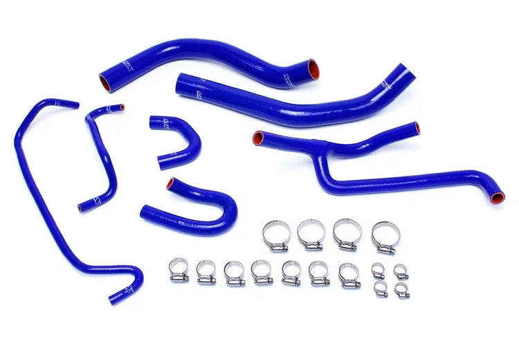 57-1506-BLUE HPS Blue Radiator and Heater Coolant Hose Kit 2015-2016 Ford Mustang 3.7L V6