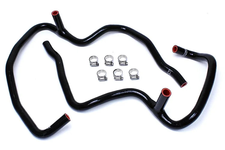 57-1472-BLK HPS Black Heater Coolant Hose Kit 2008-2010 Grand Cherokee WK1 SRT8 6.1L without Rear Climate Control