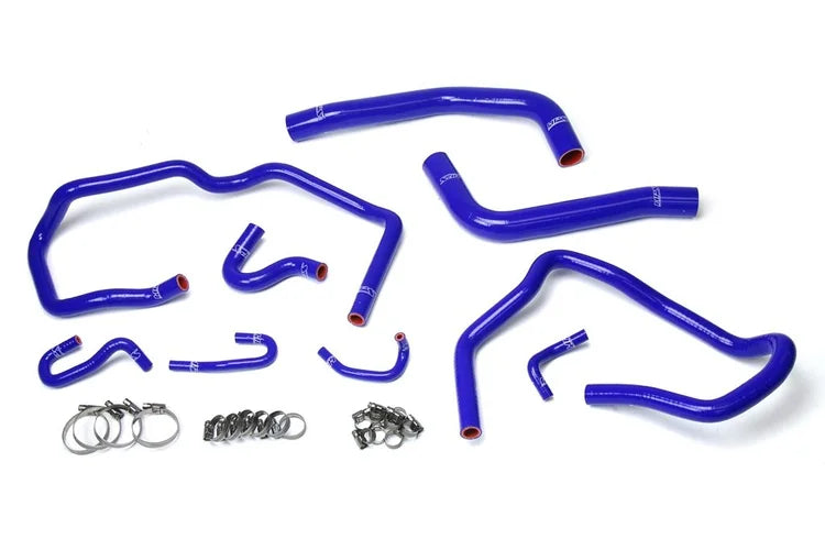 57-1611-BLUE HPS Blue Silicone Radiator Coolant + Heater Hose Kit 2010-2014 Fj Cruiser 4.0L V6