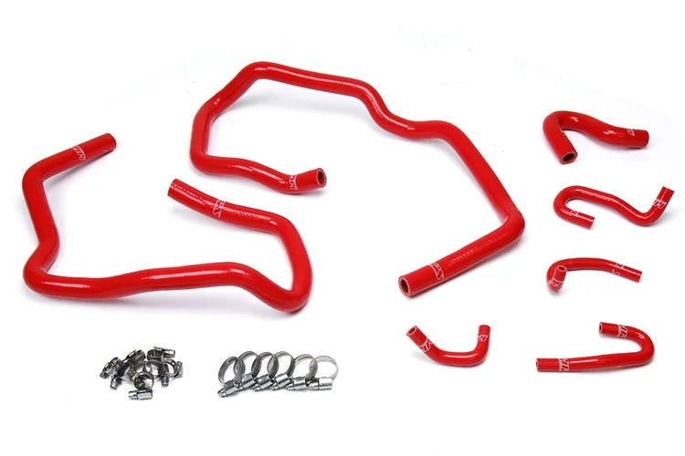 57-1547-RED HPS Red Silicone Heater Coolant Hose Kit 2010-2014 Toyota Fj Cruiser 4.0L V6