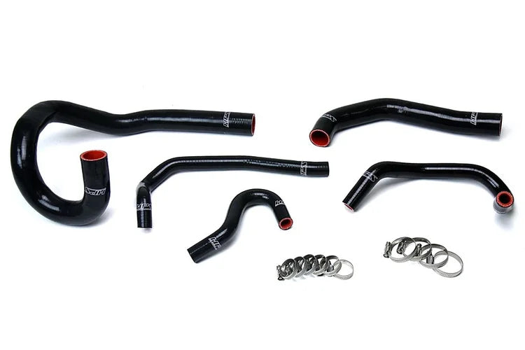 57-1612-BLK HPS Black Silicone Radiator Coolant + Heater Hose Kit 1986-1992 Supra MK3 Turbo Na 7MGE 7MGTE LH Drive