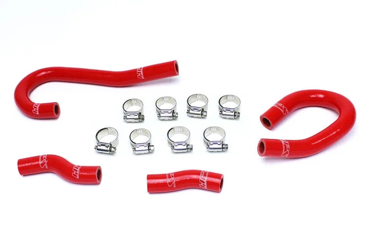 57-1473-RED HPS Red Heater Coolant Hose Kit 2012-2015 Jeep Grand Cherokee WK2 SRT8 6.4L