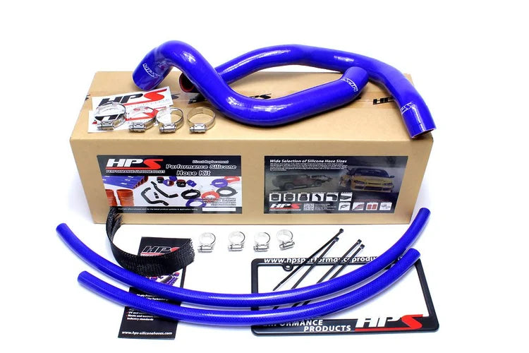 57-1338-BLUE HPS Blue Radiator Heater Hose Kit 1991-2001 Jeep Cherokee Xj 4.0L