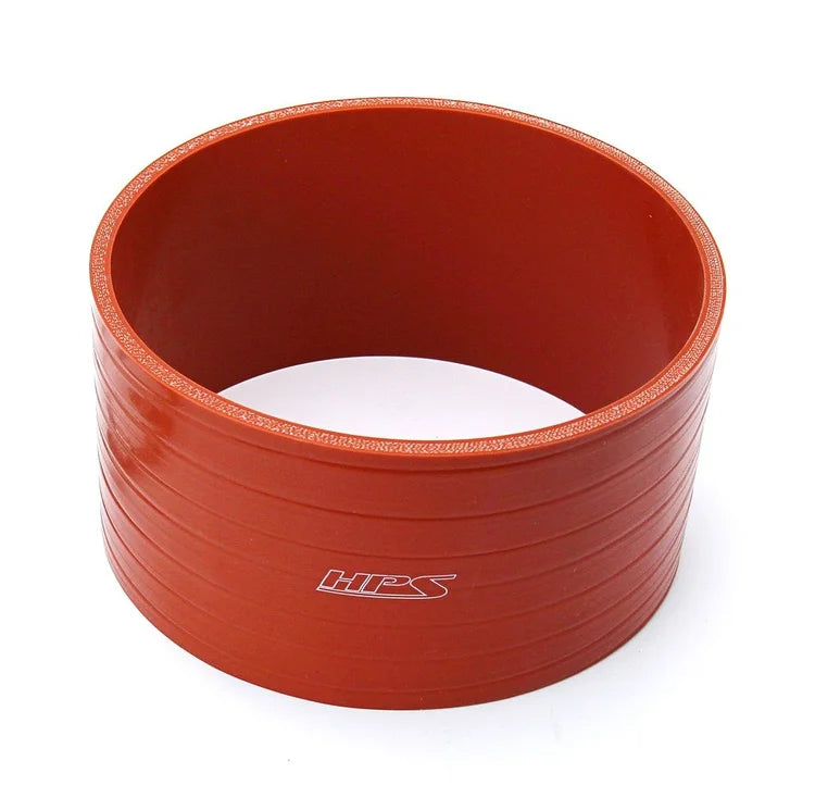 SC-450-L4-HOT HPS 4.5" ID X 4" Long 4-PLY Aramid Straight Coupler Hose Orange 114MM ID X 102MM Length