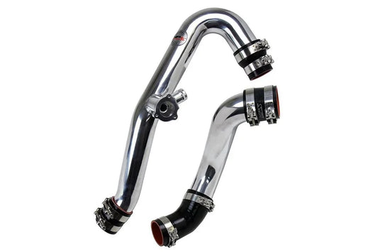 17-101P HPS Polish Intercooler Hot Charge Pipe and Cold Side with Black Hoses 2015-2017 Mustang Ecoboost 2.3L