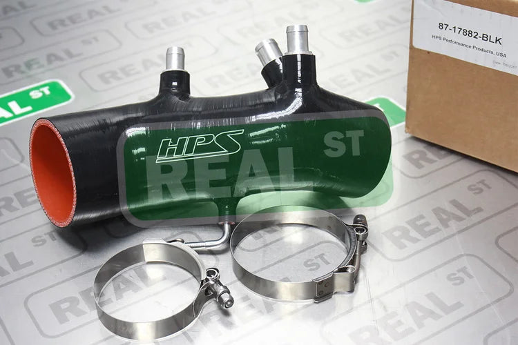 87-17882-BLK HPS Silicone Air Intake Hose Black Toyota 1986-1992 Supra 7MGTE Turbo