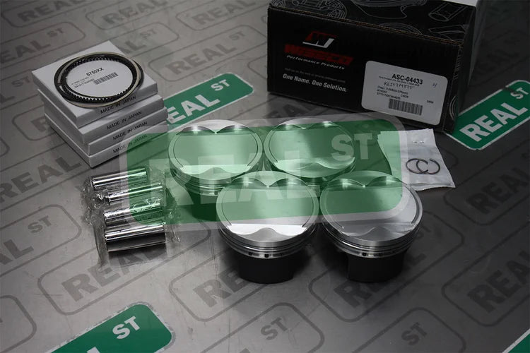 KE257M875 Wiseco Forged Pistons Focus Duratech 2.3L Mazda3 MZR 2.3L 87.5mm STD 5.3 cc 12.5:1 CR