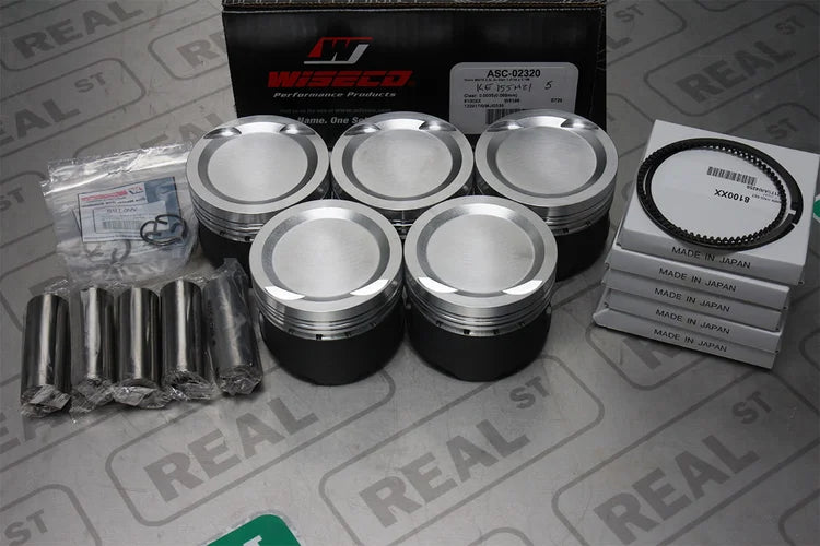 KE155M81 Wiseco Forged Pistons Volvo 850 2.3L 20V Turbo B5234T 81mm STD -10 cc 8.5:1