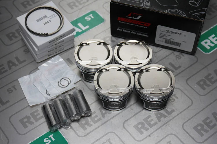 K673M82AP Wiseco AP Forged Pistons Honda Del Sol Civic Si 1.6L B16A 82mm +1.0mm -8.0 cc 8.3:1