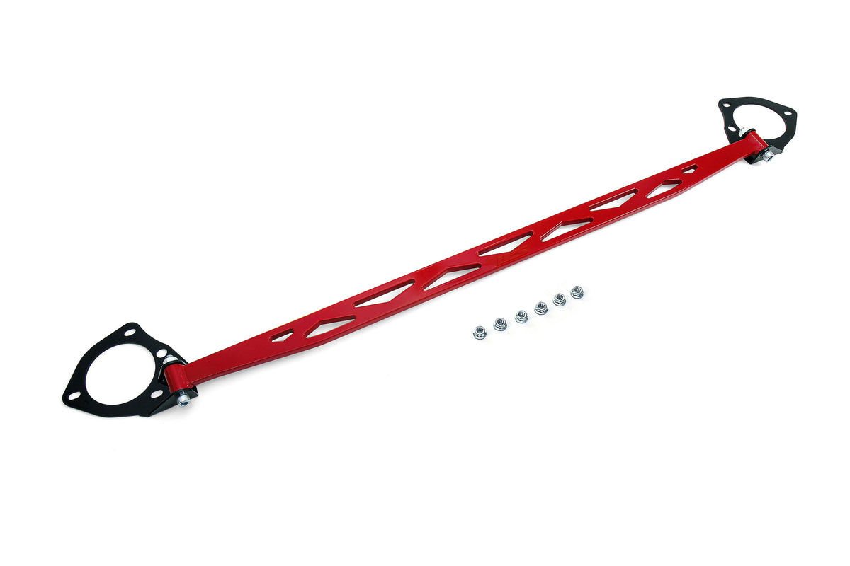 42-104R HPS Red Front Strut Tower Brace 2018-2022 Honda Accord Exclude 2.0L Hybrid Engine