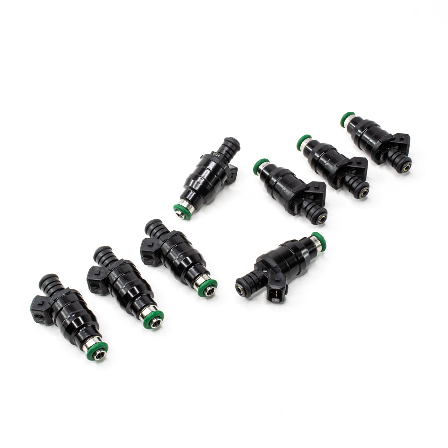 42M-14-1000-8 DeatschWerks Universal 1000cc Low Impedance 14mm Upper Injector - Set of 8