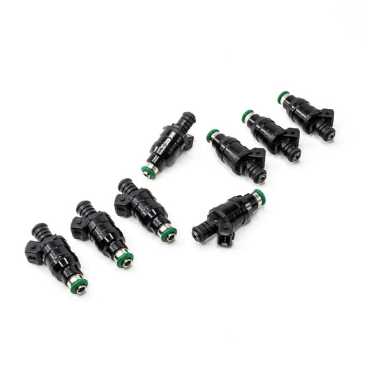 42M-14-1000-8 DeatschWerks Universal 1000cc Low Impedance 14mm Upper Injector - Set of 8