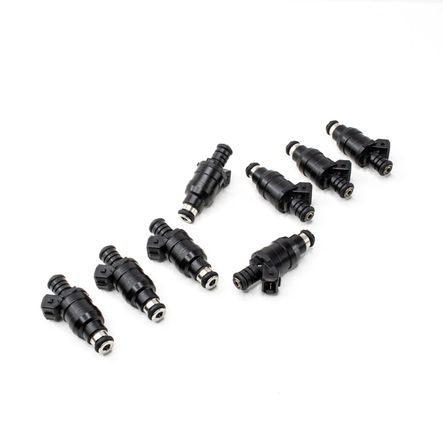 42M-14-1200-8 DeatschWerks Universal 1200cc Low Impedance 14mm Upper Injector - Set of 8