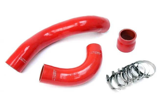 57-1697-RED HPS Red Reinforced Silicone Intercooler Hose Kit for Honda 2017-2021 Civic Type R 2.0L Turbo