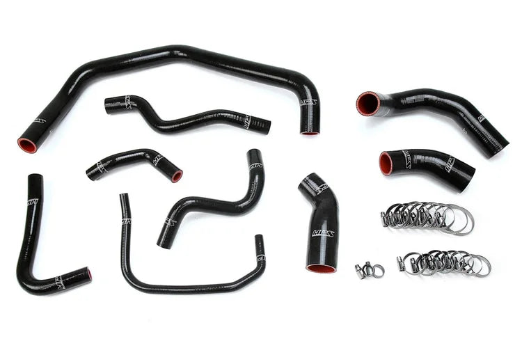 57-1728-BLK HPS Black Reinforced Silicone Radiator Coolant Hose Kit 2003-2004 Ford Mustang Svt Cobra 4.6L V8