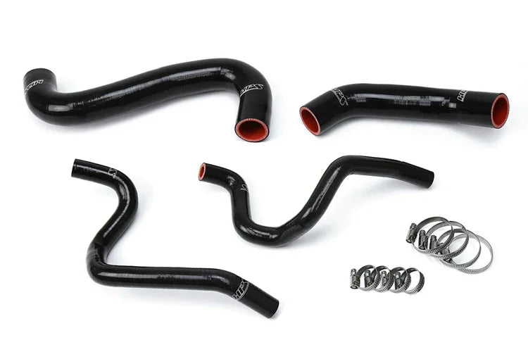 57-1731-BLK HPS Black Reinforced Silicone Radiator + Heater Hose Kit 02 Impreza 2.5L Non Turbo Left Hand Drive