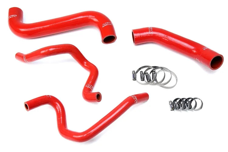 57-1732-RED HPS Red Reinforced Silicone Radiator + Heater Hose Kit 2003 Impreza 2.5L Non Turbo Left Hand Drive