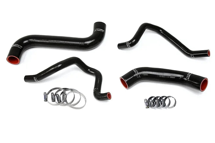 57-1733-BLK HPS Black Reinforced Silicone Radiator + Heater Hose Kit 2004-2005 Impreza 2.5L Non Turbo Lhd