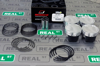 KE230M96 Wiseco Forged Pistons Mercedes EVO 1 M102E23 2.3L 16V Turbo 96mm +0.5mm -10 cc 9.0:1
