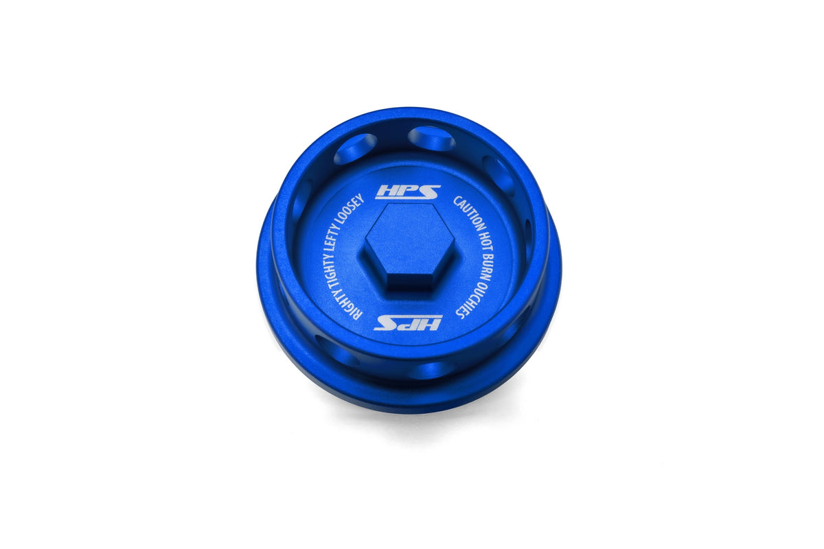 5269-111BL HPS Blue Oil Cap 2013-2020 Ford Fusion 2.0L L4 Full Hybrid Ev-Gas (Fhev) & Plug-IN Hybrid Ev-Gas (Phev)