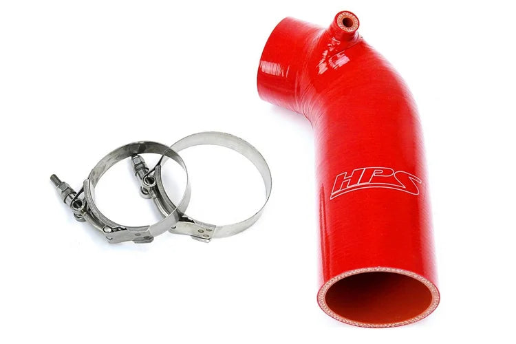 57-1596-RED HPS Red Silicone Post Maf Air Intake Hose Kit for Honda 2016-2017 Civic 10th Gen 2.0L Non Turbo