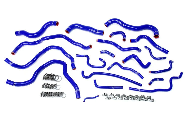 57-1607-BLUE HPS Blue Reinforced Silicone Radiator Heater Coolant Hose Kit for Honda 2016-2018 Civic 2.0L Non Turbo