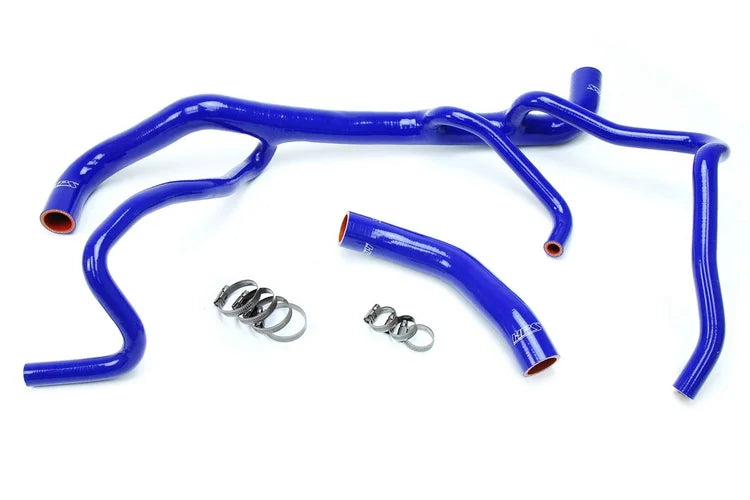 57-1664-BLUE HPS Blue Reinforced Silicone Radiator Coolant Hose Kit for 2016-2017 Chevy Camaro SS Coupe 6.2L V8