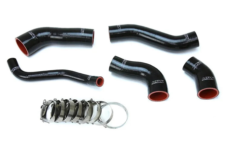 57-1629-BLK HPS Black Reinforced Silicone Intercooler Hose Kit for Hyundai 2013-2017 Veloster 1.6L Turbo