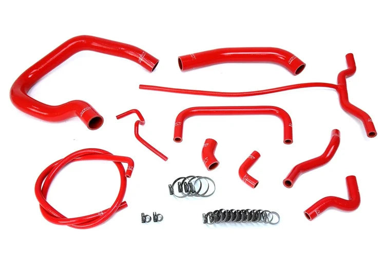 57-1661-RED HPS Reinforced Red Silicone Radiator + Heater Coolant Hose Kit for 2004-2011 Ford Ranger 4.0L V6