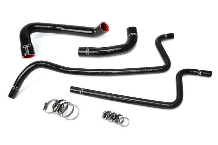 57-1689-BLK HPS Black Silicone Radiator + Heater Hose Kit for Jeep 2000-2001 Wrangler Tj 4.0L Left Hand Drive