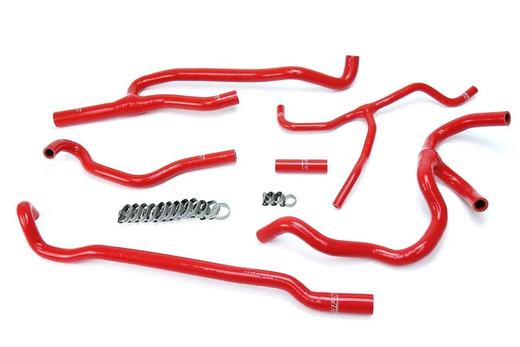 57-1660-RED HPS Red Reinforced Silicone Heater Coolant Hose Kit for 2016-2017 Chevy Camaro SS Coupe 6.2L V8