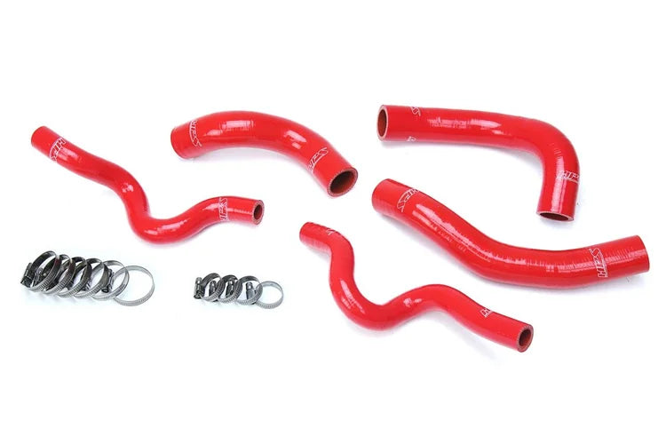 57-1630-RED HPS Reinforced Red Silicone Radiator Coolant Hose Kit for 2013-2017 Hyundai Veloster 1.6L Turbo