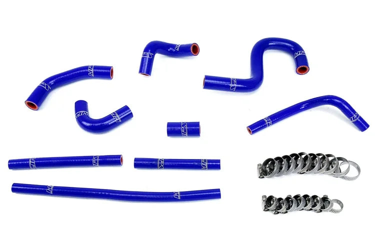 57-1798-BLUE HPS Blue Silicone Heater Coolant Hose Kit for 1996-2002 Toyota 4RUNNER 3.4L V6 with Rear Heater