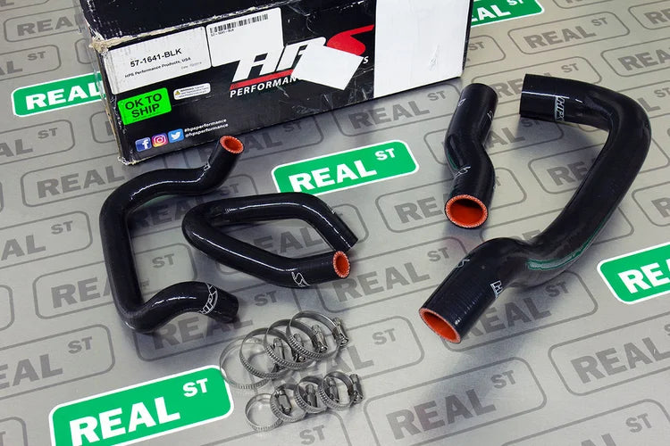 57-1641-BLK HPS Black Silicone Radiator and Heater Hose Kit for Lexus 2001-2005 IS300 I6 3.0L