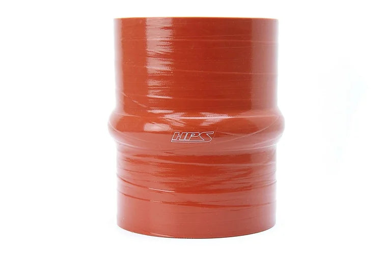 SHC-200-L4-HOT HPS 2" ID 4" Long High Temp 4-PLY Aramid Silicone Hump Coupler Hose Orange (51MM ID 102MM Length)