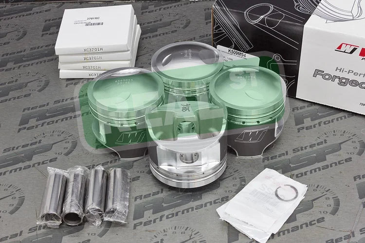 K509M94 Wiseco Forged Pistons Toyota Celica 81-84 2.4L 8V 22R 94mm +2.0mm 24.7 cc 10.1:1