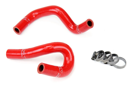 57-1309-RED HPS Red Silicone Heater Hoses 1990-1993 Mazda Miata 1.6L