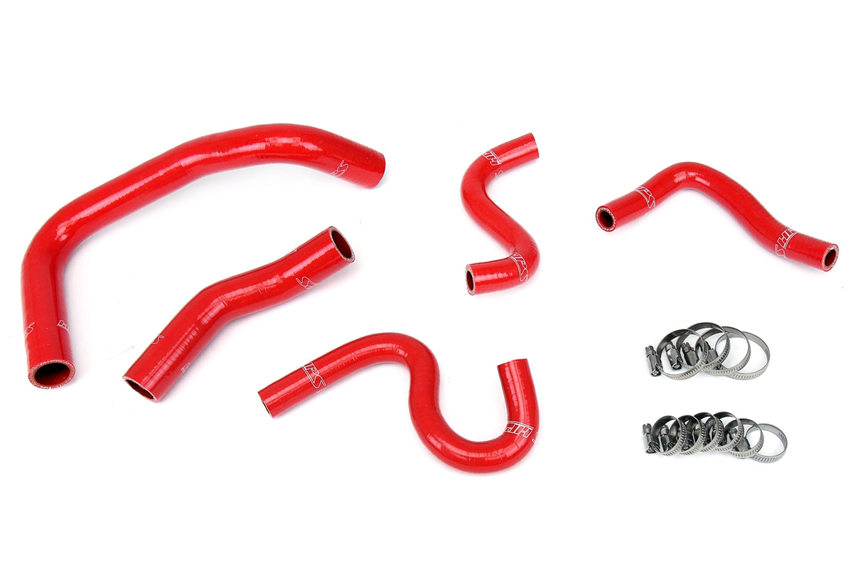 57-1337-RED HPS Red Silicone Radiator and Heater Hoses 1985-1987 Toyota Corolla AE86 4A-GEU Left Hand Drive