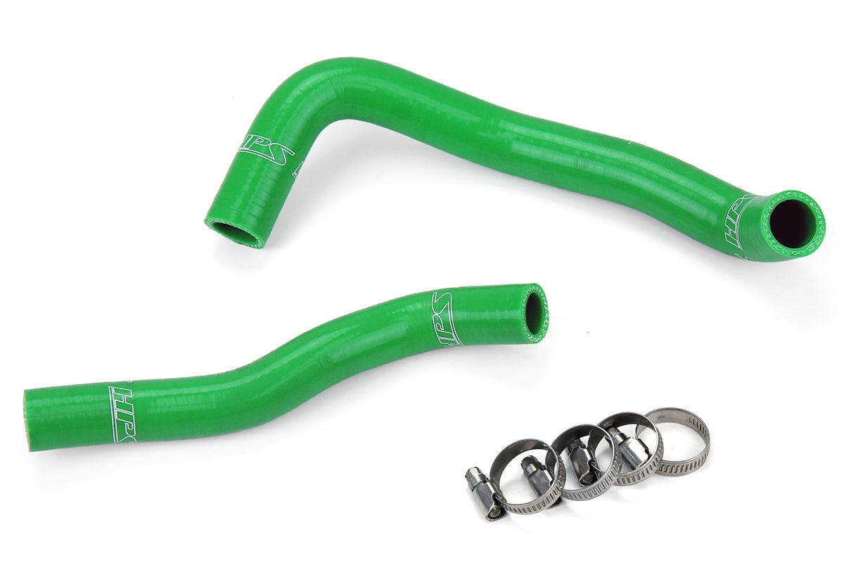 57-1360-GRN HPS Green Silicone Radiator Hoses 2003-2007 Kawasaki KFX400