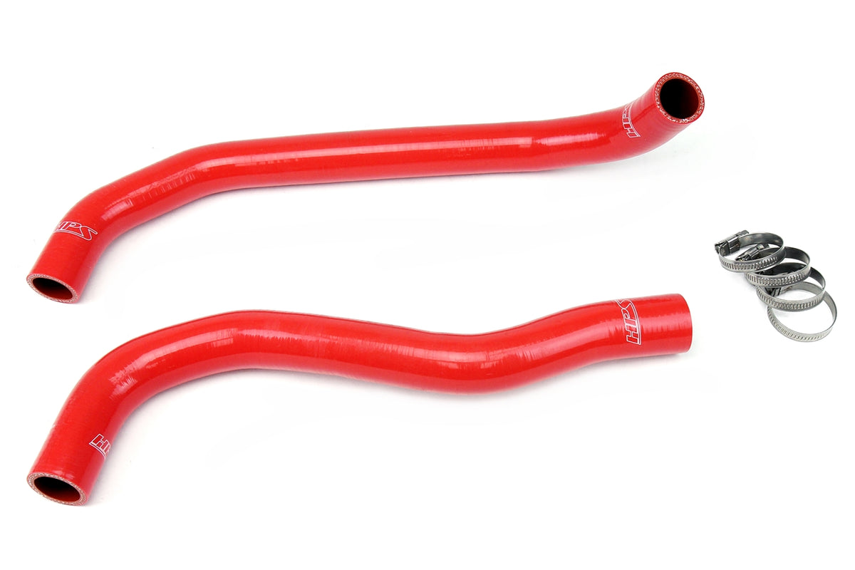 57-1383-RED HPS Red Silicone Radiator Hoses 2008-2012 Honda Accord 2.4L 4CYL