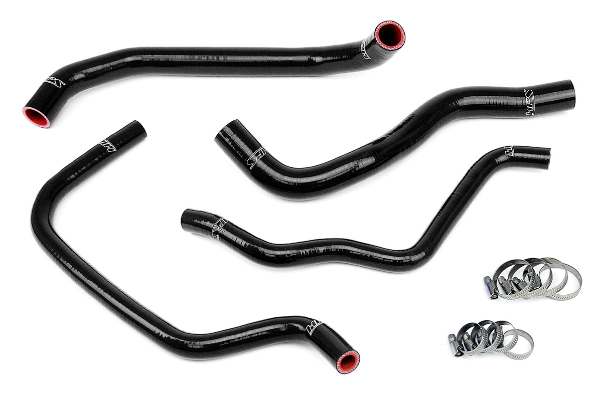 57-1389-BLK HPS Black Silicone Radiator and Heater Hoses 2008-2012 Honda Accord 2.4L Left Hand Drive