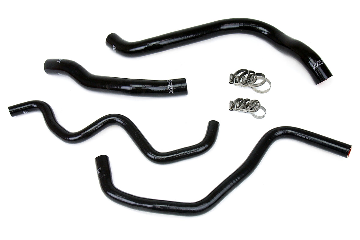 57-1390-BLK HPS Black Silicone Radiator and Heater Hoses 2008-2012 Honda Accord 3.5L V6 Left Hand Drive