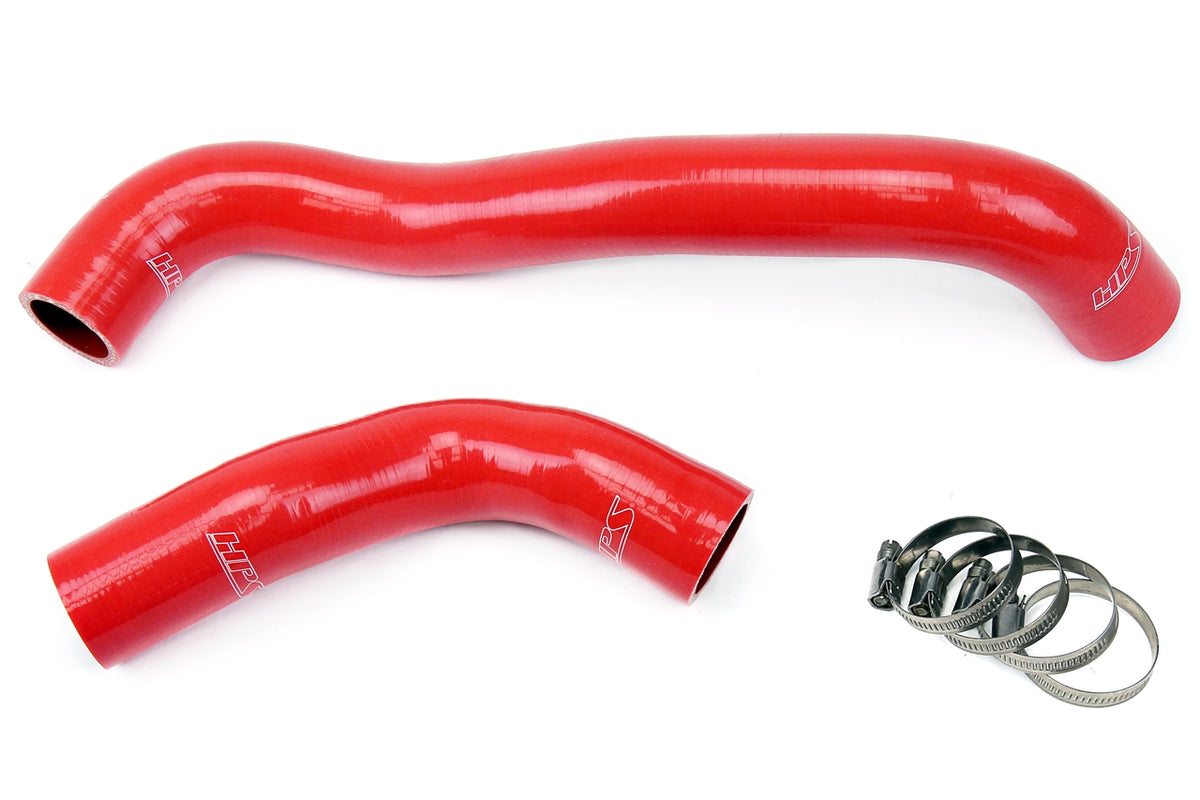 57-1395-RED HPS Red Silicone Radiator Hoses 1989-1992 Mazda RX7 1.3L Na / Turbo FC3S
