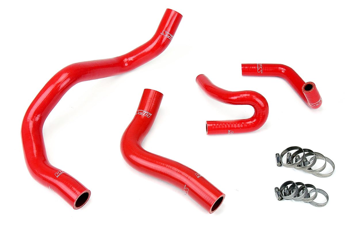 57-1413-RED HPS Red Silicone Radiator and Heater Hoses 1999-2005 Mazda Miata 1.8L