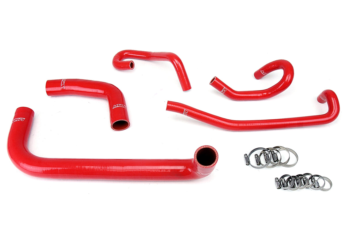 57-1424-RED HPS Red Silicone Radiator and Heater Hoses 2001-2003 Toyota Sequoia 4.7L V8 Left Hand Drive