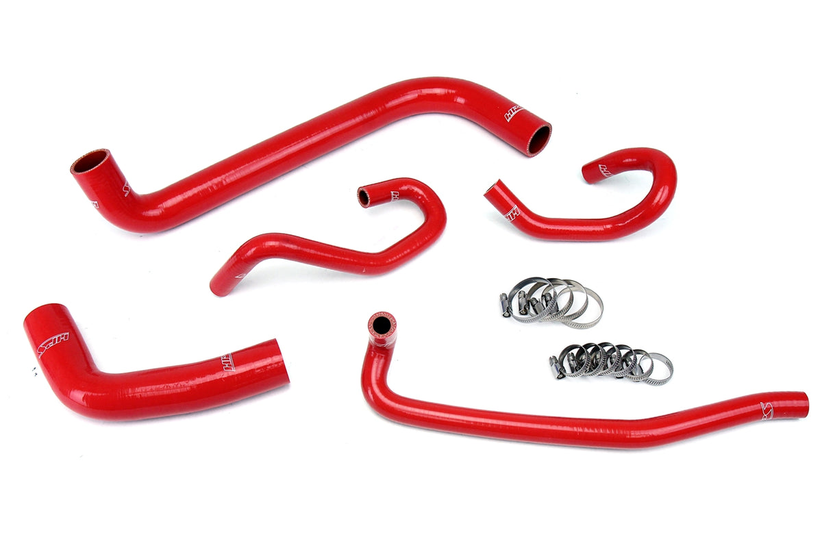 57-1425-RED HPS Red Silicone Radiator and Heater Hoses 2004-2006 Toyota Sequoia 4.7L V8 Left Hand Drive