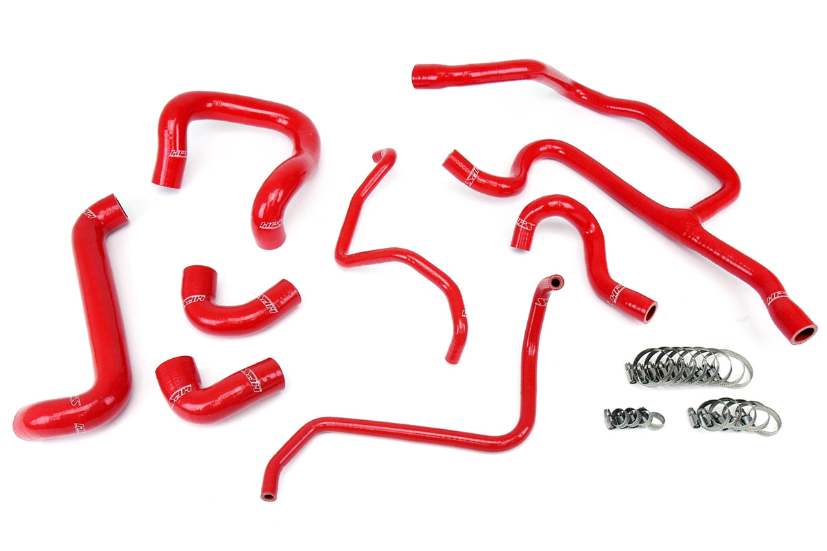 57-1427-RED HPS Red Silicone Radiator and Heater Hoses 1988-1992 Bmw E30 325I 325IS 325IX 2.5L US-Spec 8PCS Set